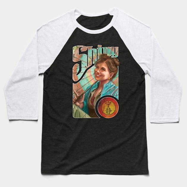 Firefly: Shiny Kaylee Baseball T-Shirt by Dustin Resch